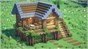 Minecraft Wooden Starter House