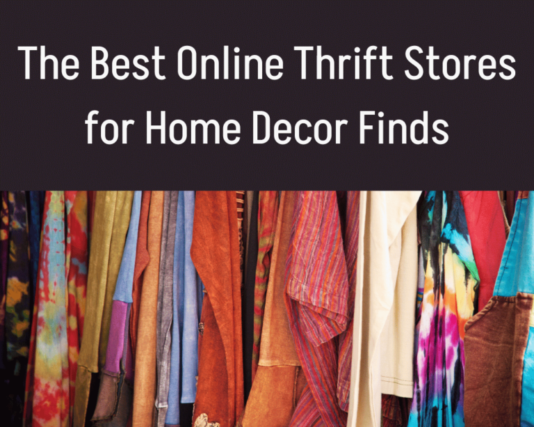 Discover the Best Online Thrift Stores for Home Decor Finds